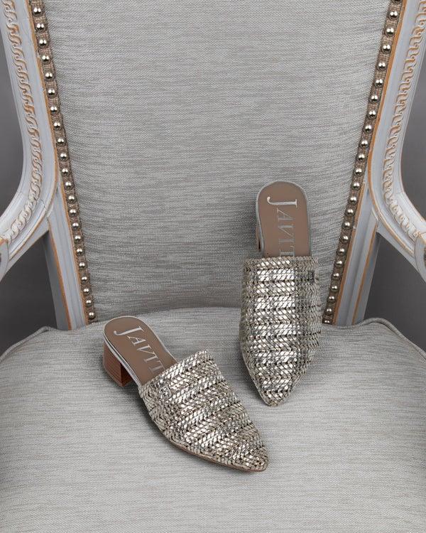 Eric Javits Aura Mule Silver 6