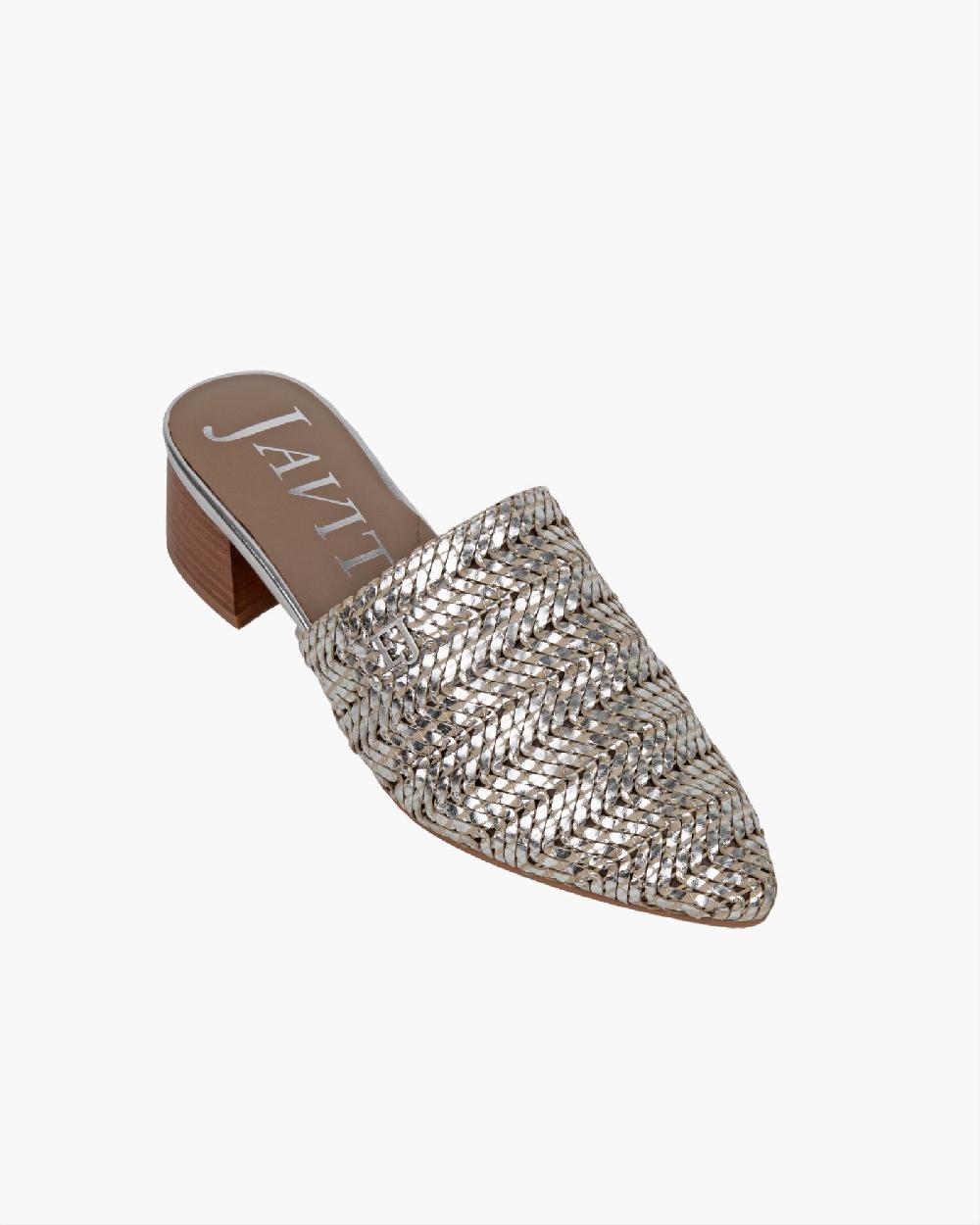 Eric Javits Aura Mule Silver 6