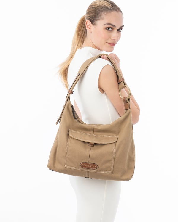 Eric Javits Cargo Hobo Khaki