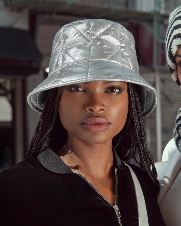 Eric Javits Chevra Bucket Silver