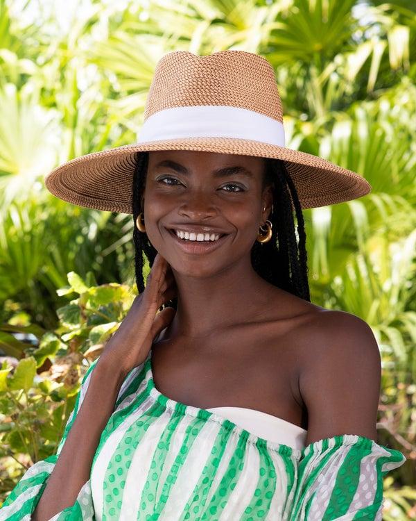 Eric Javits Daphne Peanut White Peanut/White