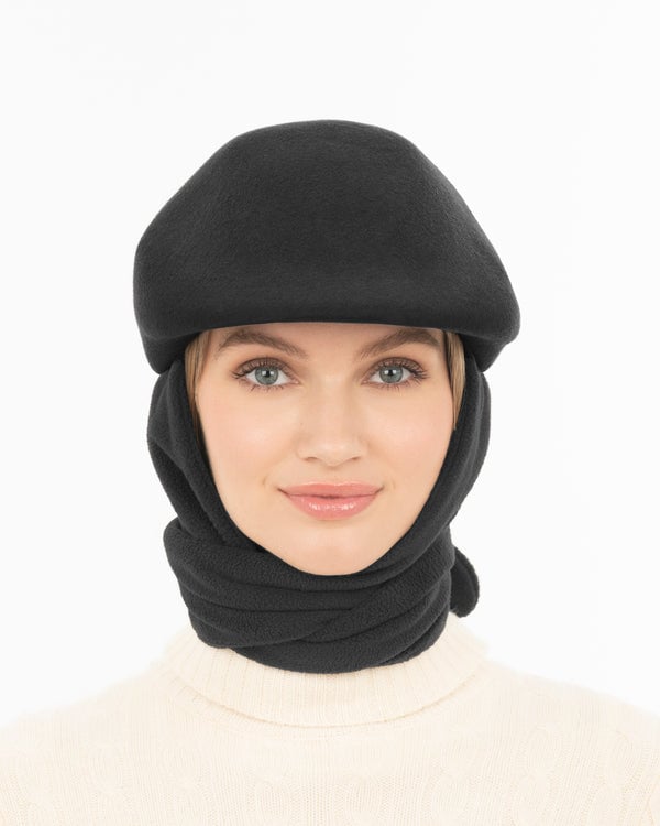 Eric Javits Duckie W/ Scarf Black