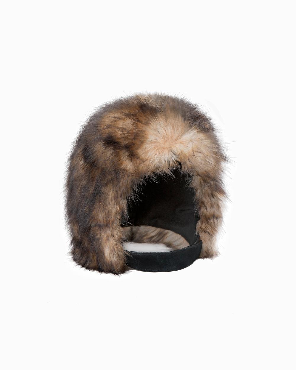 Eric Javits Faux Fur Helmet Natural