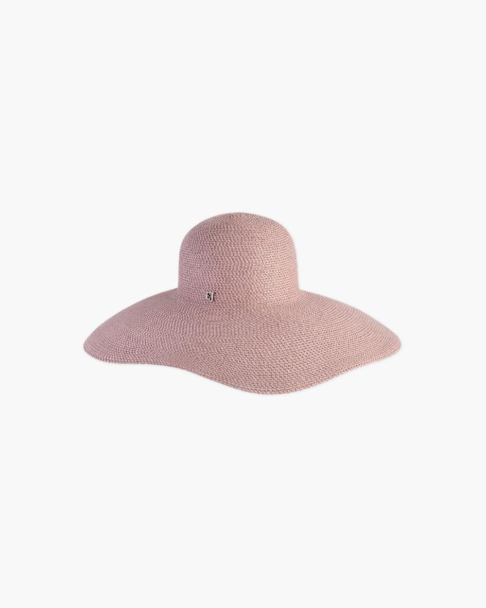 Eric Javits Floppy Wide Brim Hat Blush