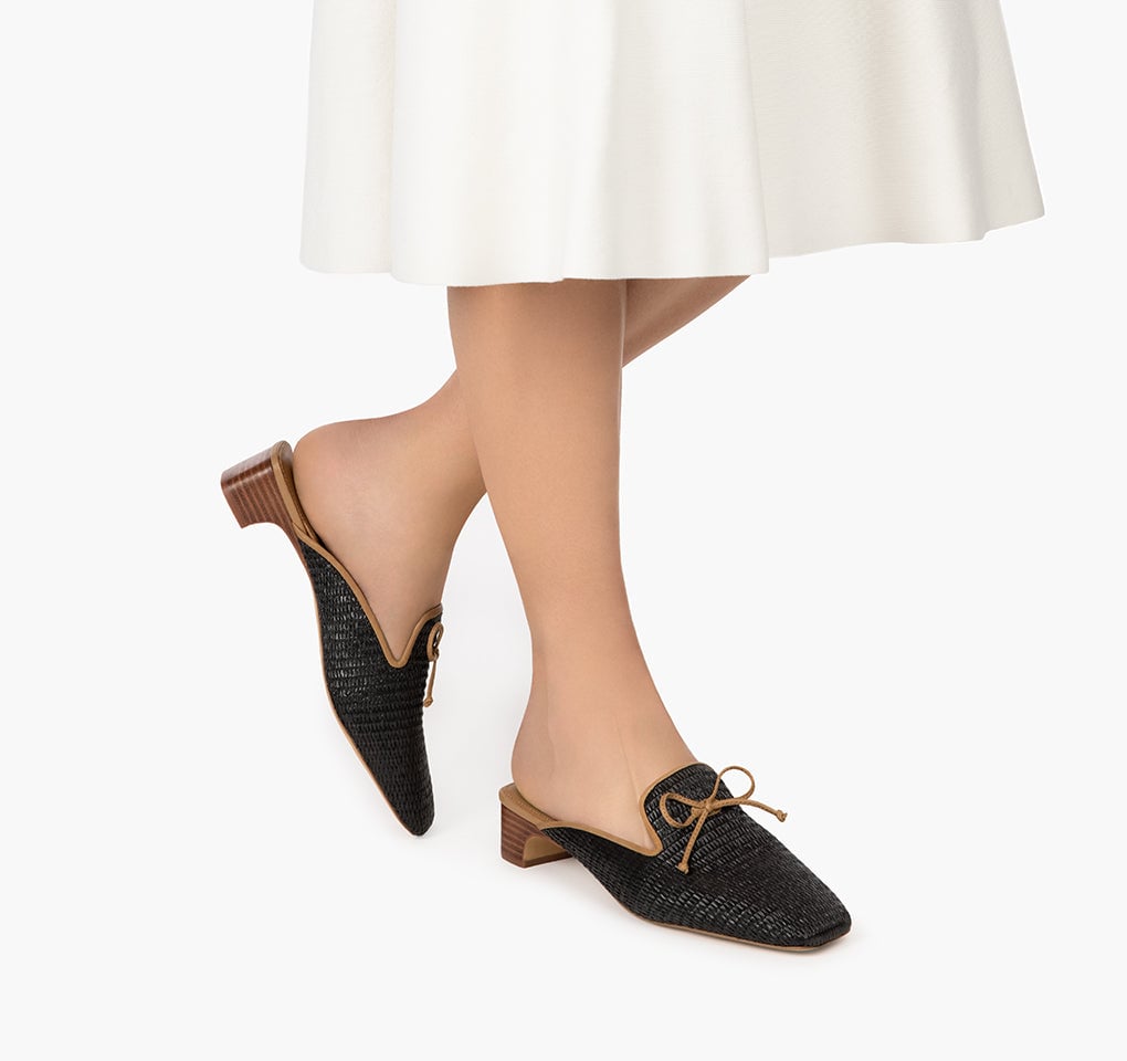 Eric Javits Isla Mule Black - Final Sale Black