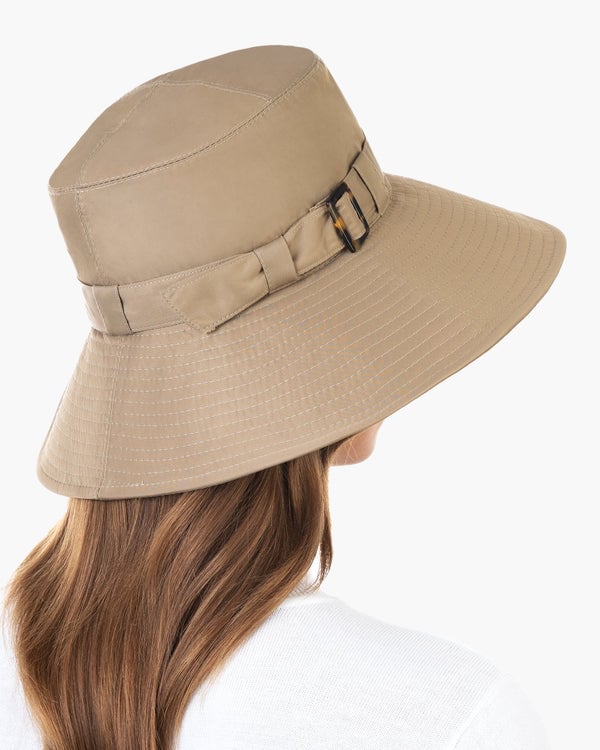 Eric Javits Kaya Rain Hat Black Check