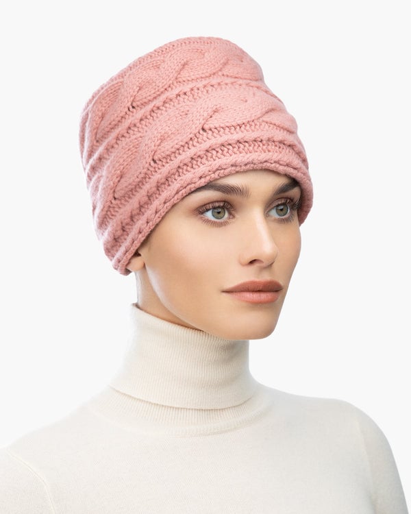 Eric Javits Knit Toque Blush