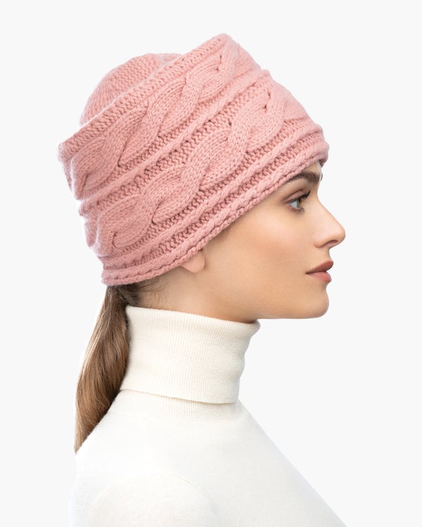 Eric Javits Knit Toque Blush