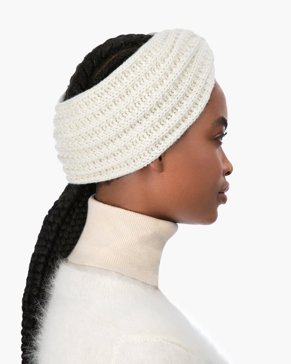Eric Javits Knit Turban Cream