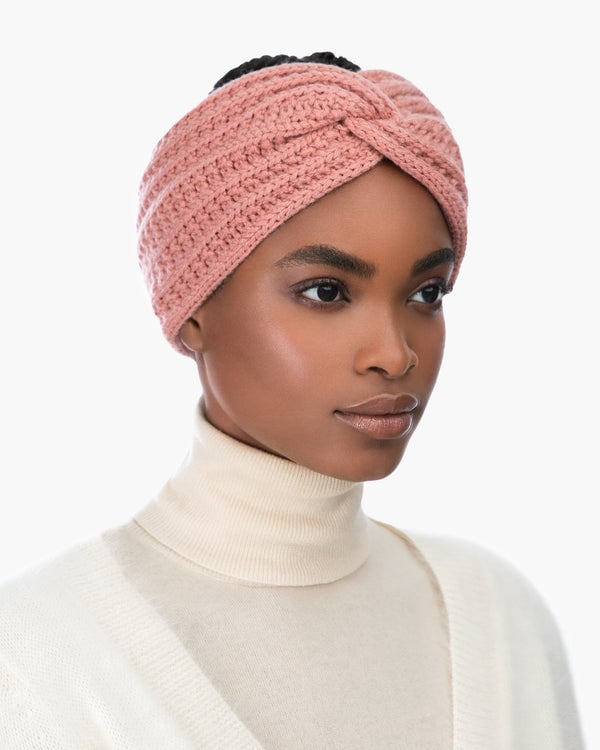 Eric Javits Knit Turban Cream