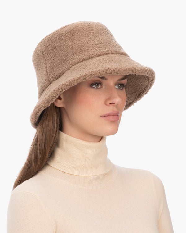 Eric Javits Lamb Bucket Taupe