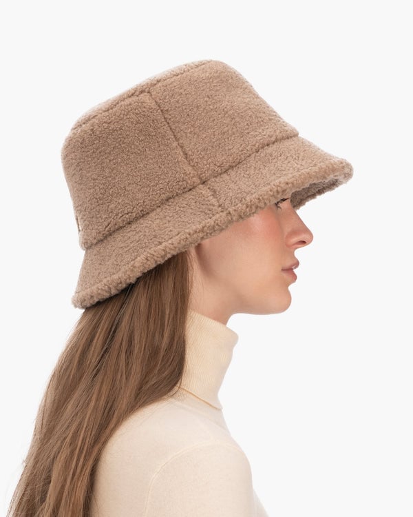 Eric Javits Lamb Bucket Taupe