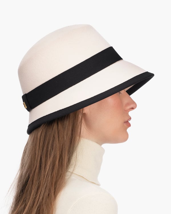 Eric Javits Lilly Off-White/Black