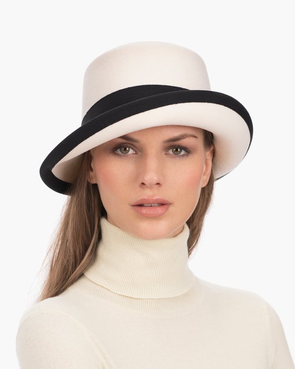 Eric Javits Lilly Off-White/Black