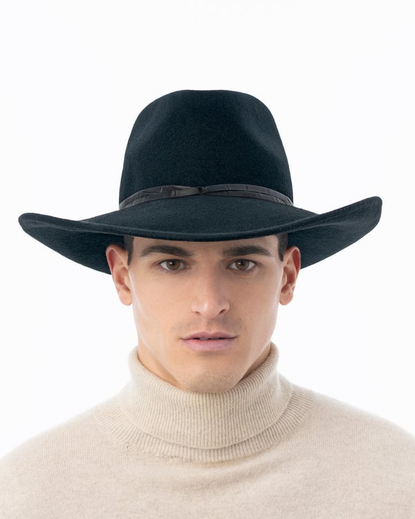 Eric Javits Mr. Wool Western Black