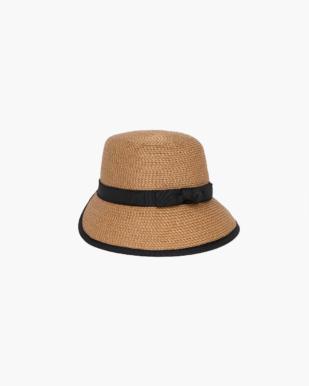 Eric Javits Pamie Visor Natural/Black