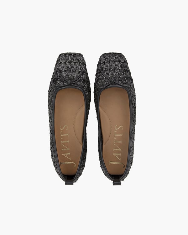 Eric Javits Parris Raffia Black 6