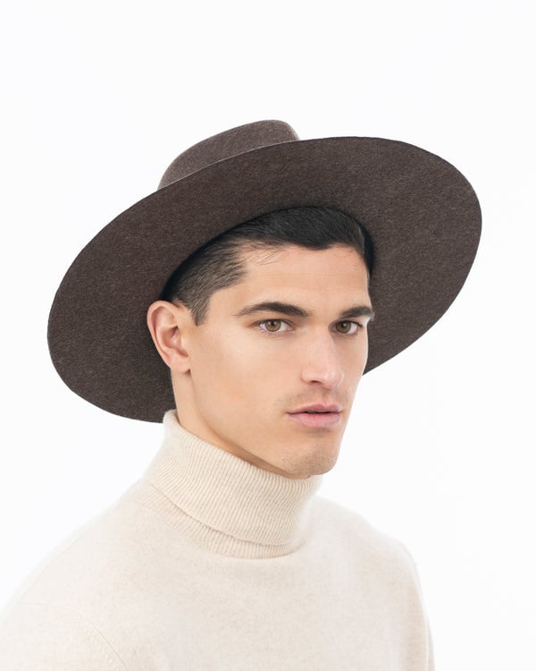 Eric Javits Pike Hat For Men Brown Mix