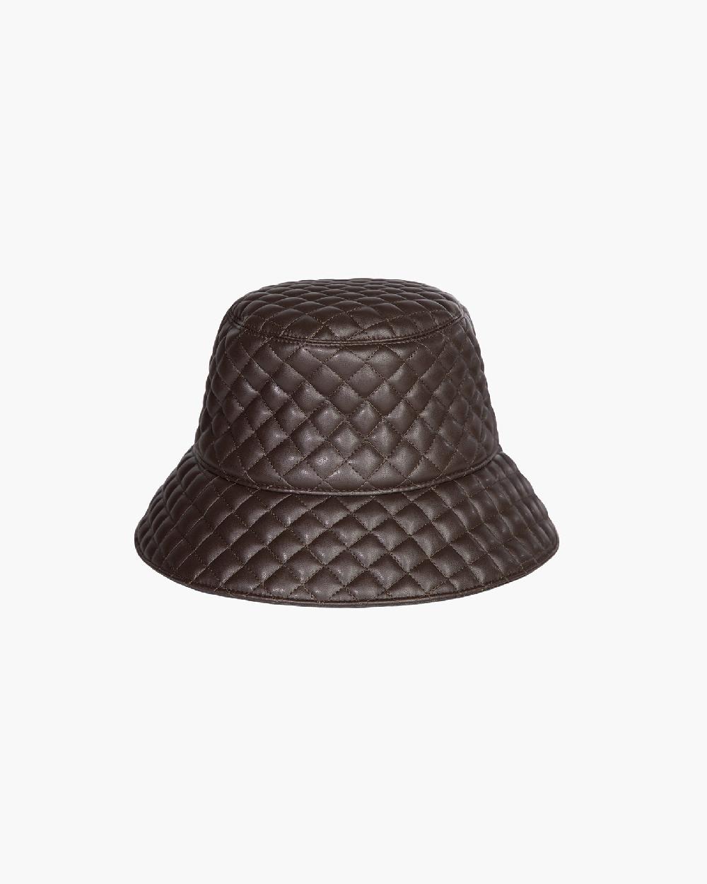 Eric Javits Quilty Bucket Hat Chocolate