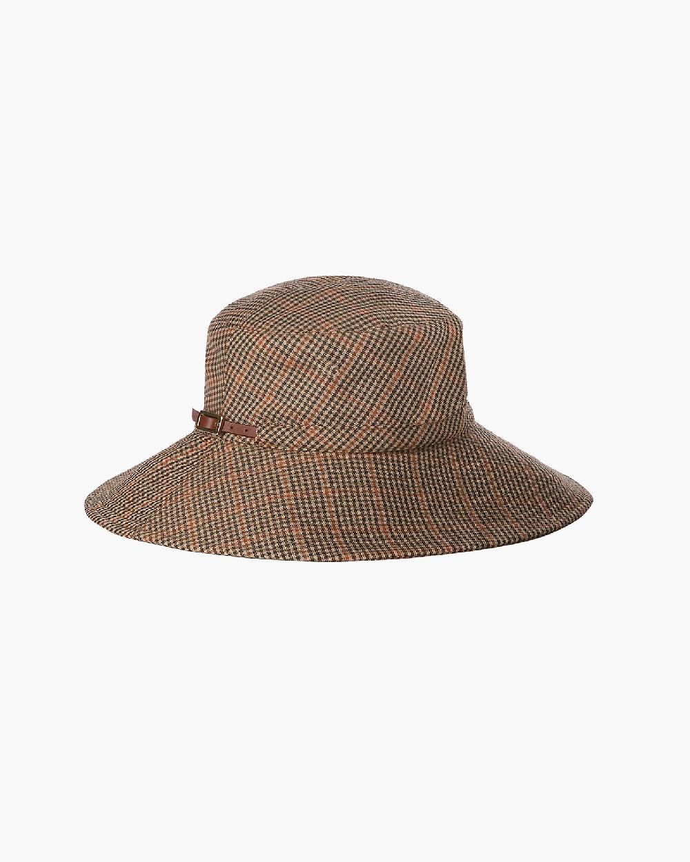 Eric Javits Rain Floppy Tan Check