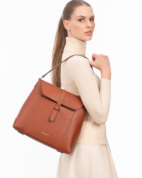 Eric Javits Regent Backpack Saddle