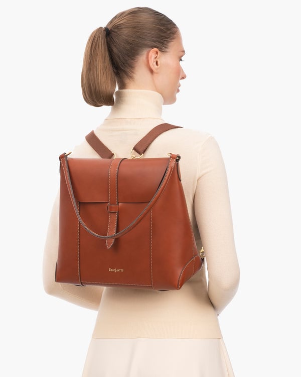 Eric Javits Regent Backpack Saddle