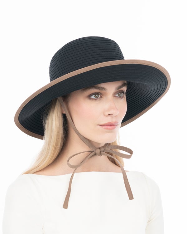 Eric Javits Ribbon Skimmer Black Mix