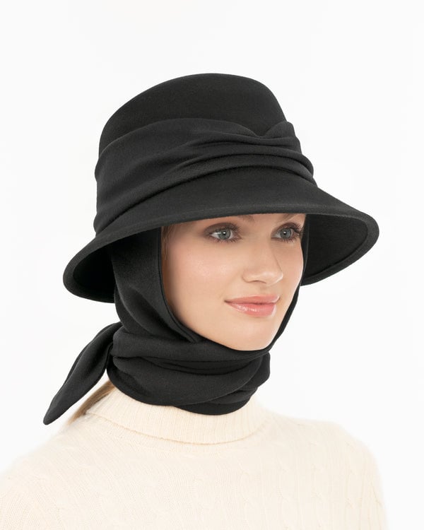 Eric Javits Scarf Agatha Black