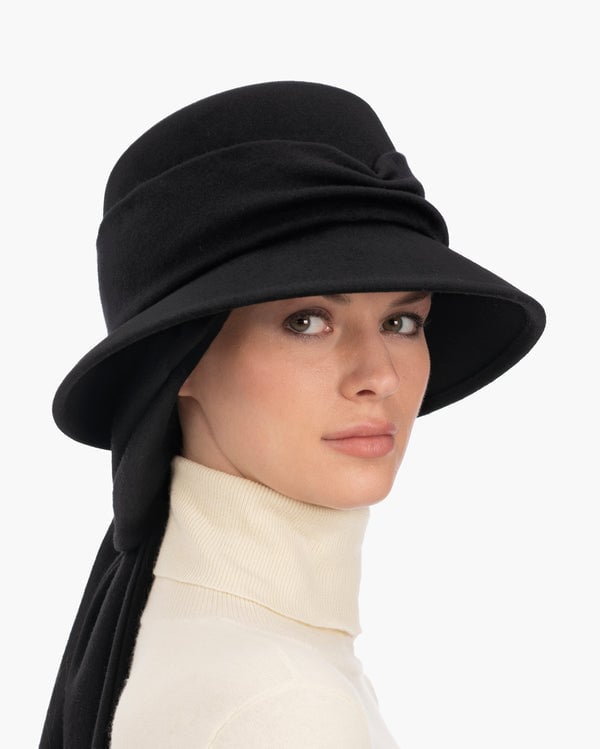 Eric Javits Scarf Agatha Black