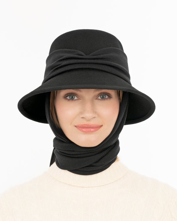 Eric Javits Scarf Agatha Black