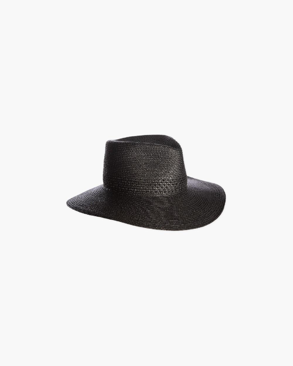 Eric Javits Squishee® Bayou Fedora Hat Black