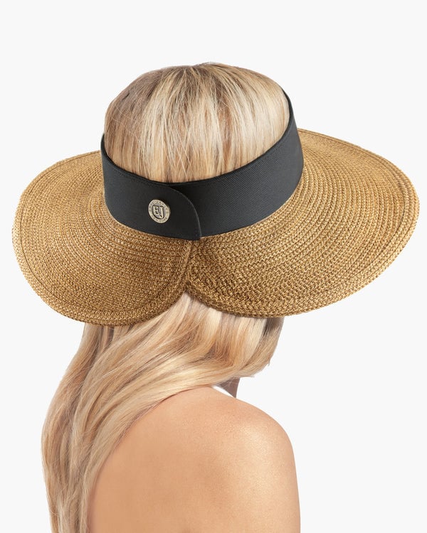 Eric Javits Squishee® Halo Visor Natural/Black