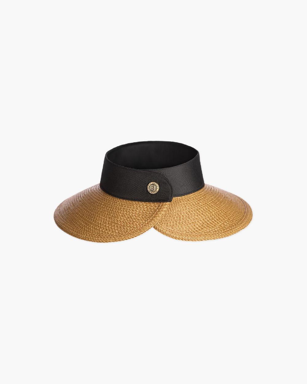 Eric Javits Squishee® Halo Visor Natural/Black