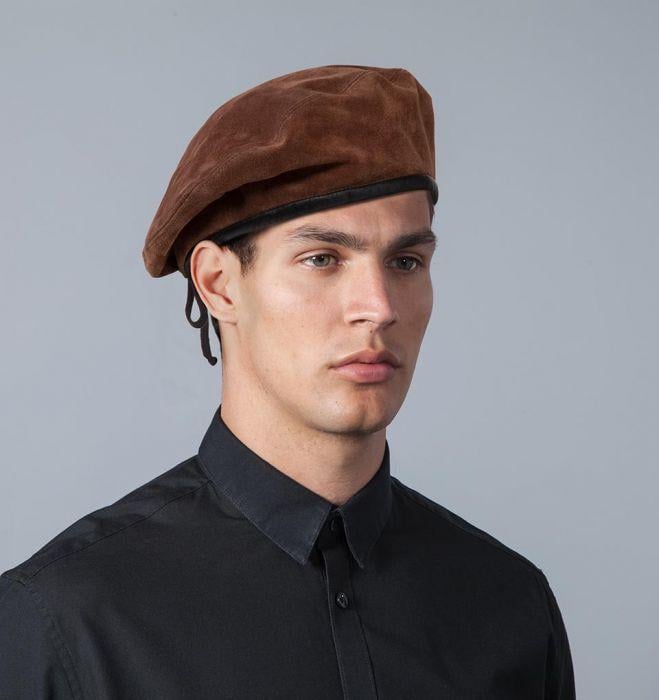 Eric Javits Suede Beret For Men ML