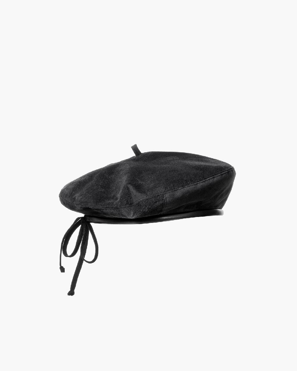 Eric Javits Suede Kate Beret Black
