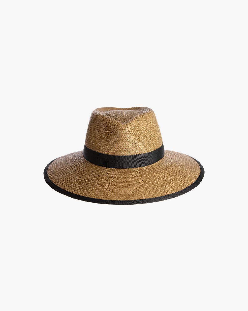 Eric Javits SunCrest Visor Fedora Natural/Black