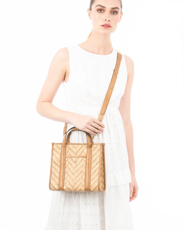 Eric Javits Toto Raffia Peanut