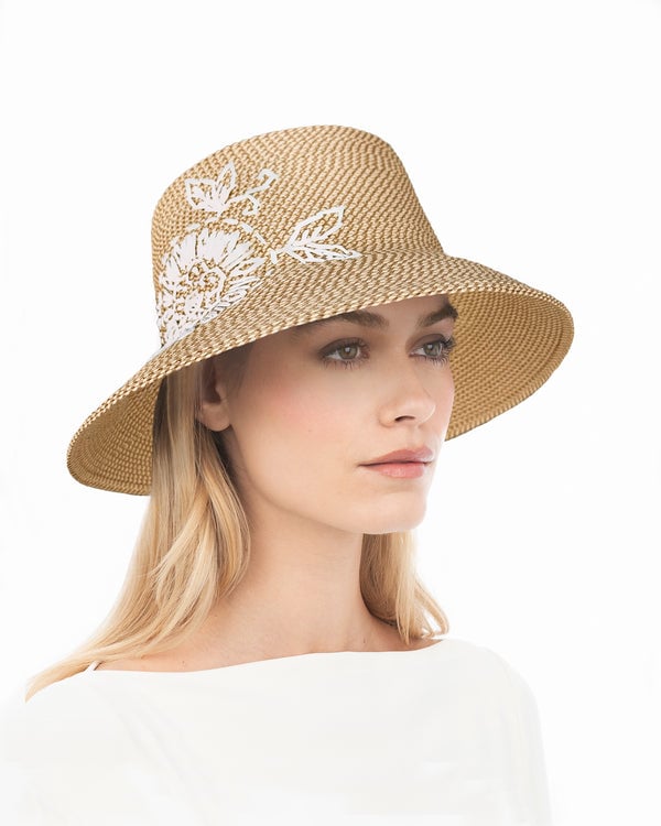 Eric Javits Toulon Peanut/White