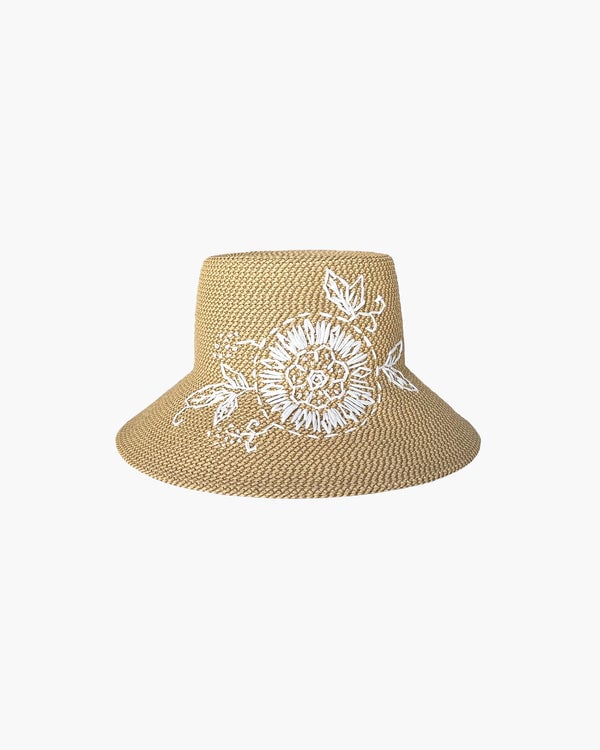 Eric Javits Toulon Peanut/White