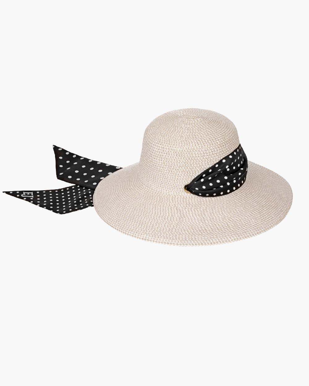 Eric Javits Twilly Billy Cream/Black Dot