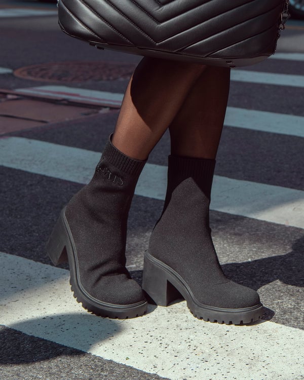 Eric Javits Viola Sock Boot Black