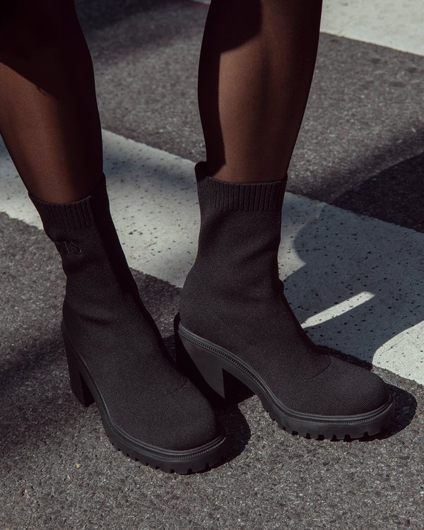 Eric Javits Viola Sock Boot Black