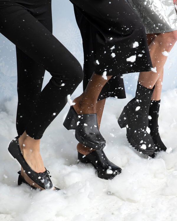 Eric Javits Viola Sock Boot Black