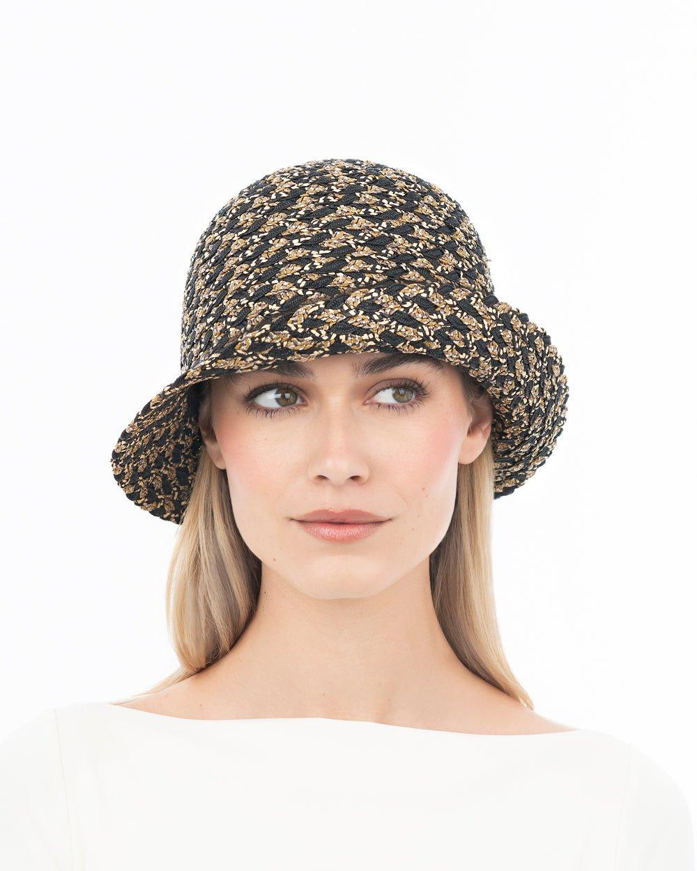 Eric Javits Woven Pith Black Mix