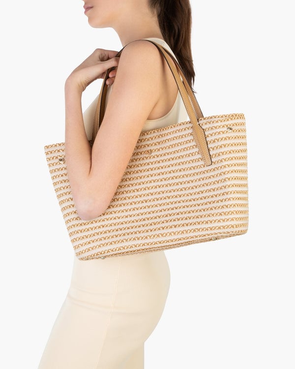 Eric Javits Squishee® Isla Straw Bag Peanut OriginalPeanut