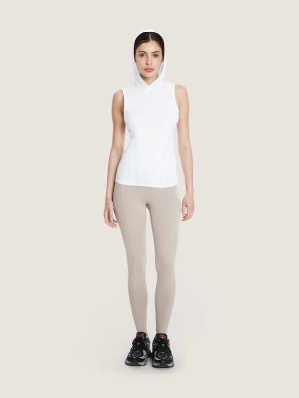 Ernest Leoty Débardeur En Coton à Capuche Coupe Corset