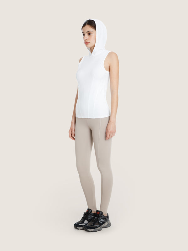 Ernest Leoty Débardeur En Coton à Capuche Coupe Corset