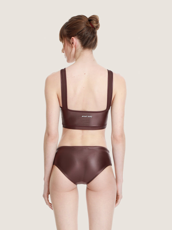 Ernest Leoty Haut De Maillot Avec Découpe Lamé