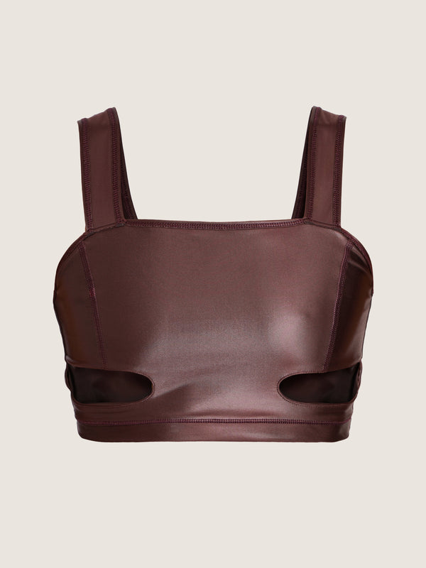 ernest leoty Haut de maillot avec découpe lamé