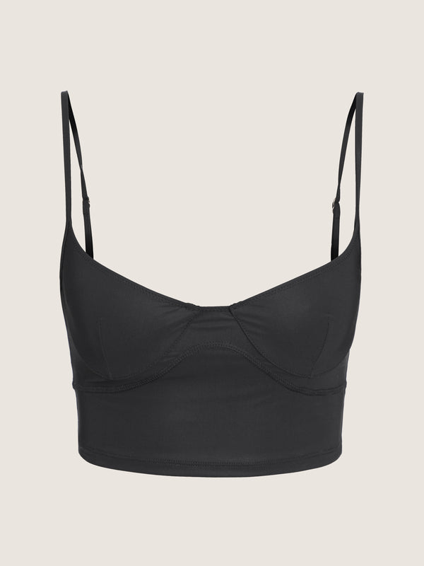 ernest leoty Haut de maillot crop top